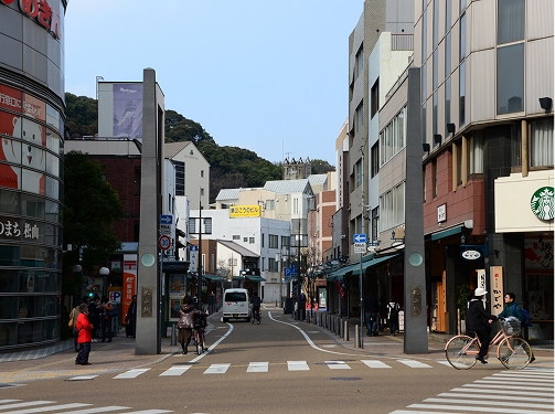 松山市の街並み